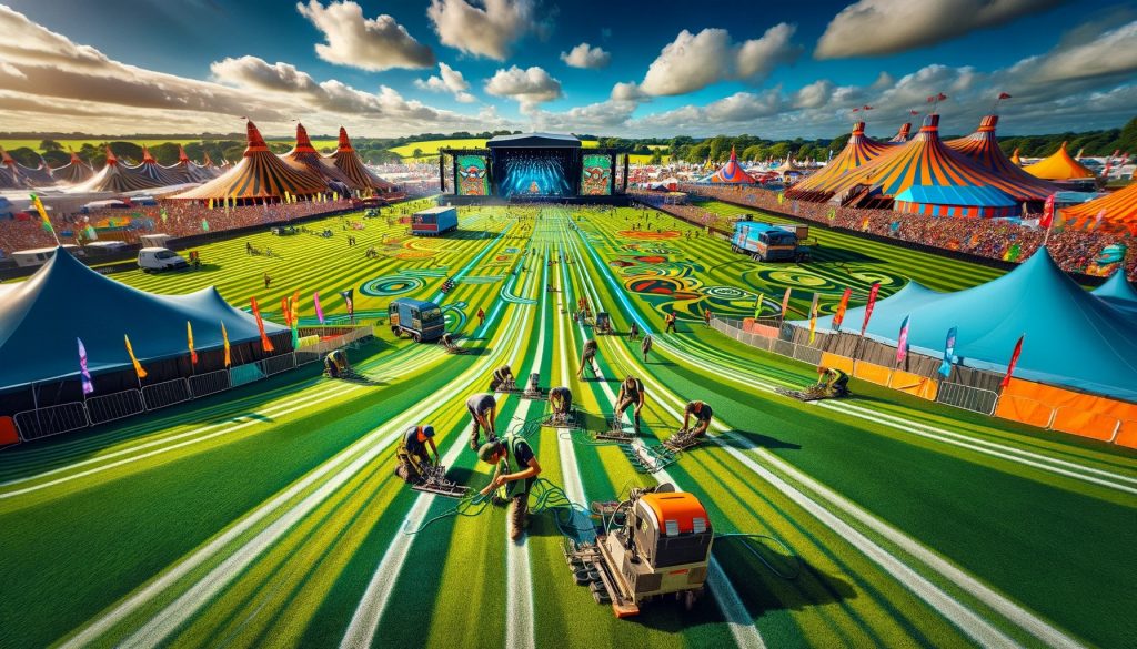 Enhancing Festival Experience: Innovative Line Marking Solutions for Event Spaces