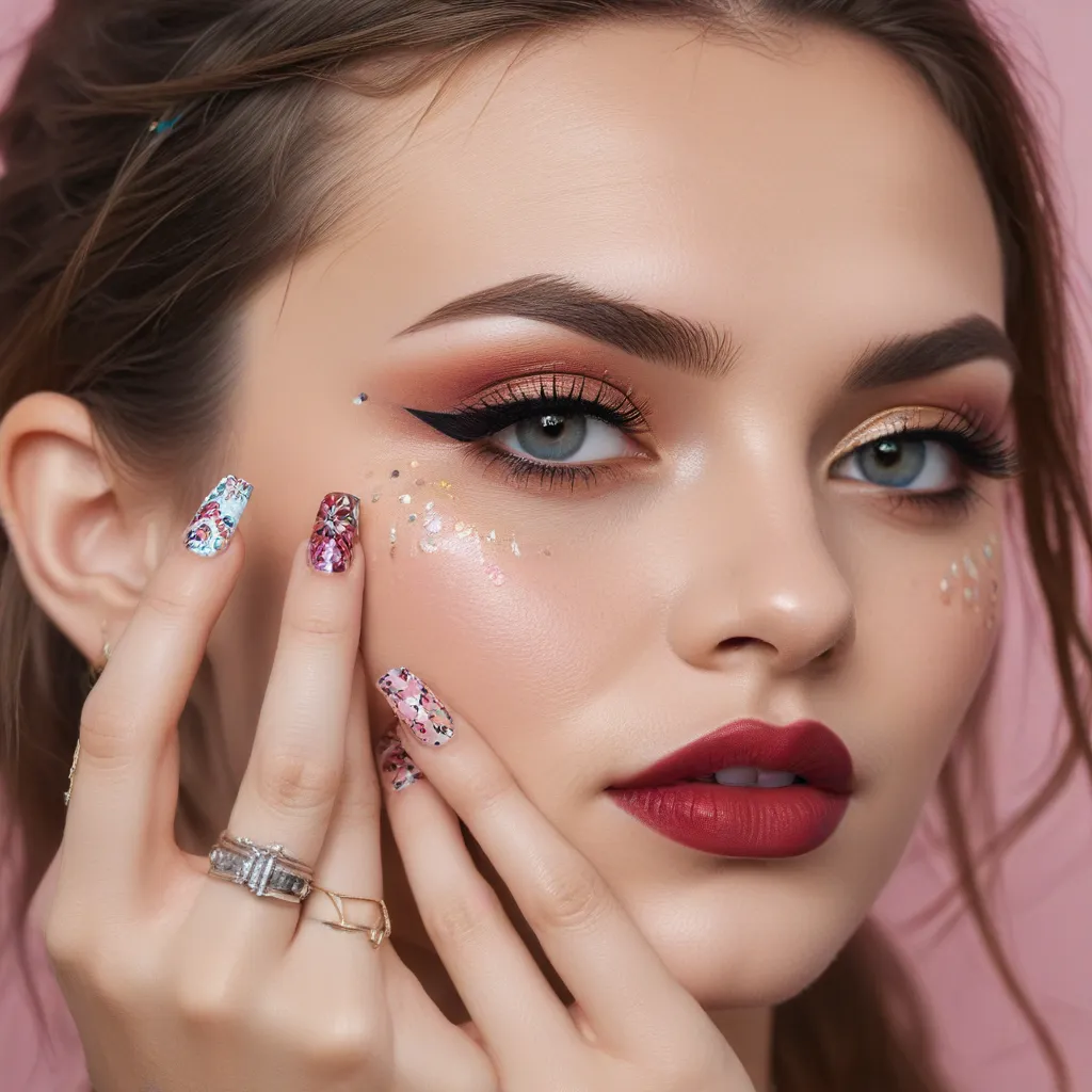 Festival-Inspired Nail Art and Makeup Looks
