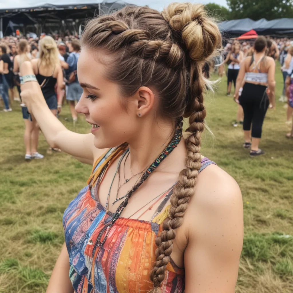 Festival Hair: Braids, Buns and Bands