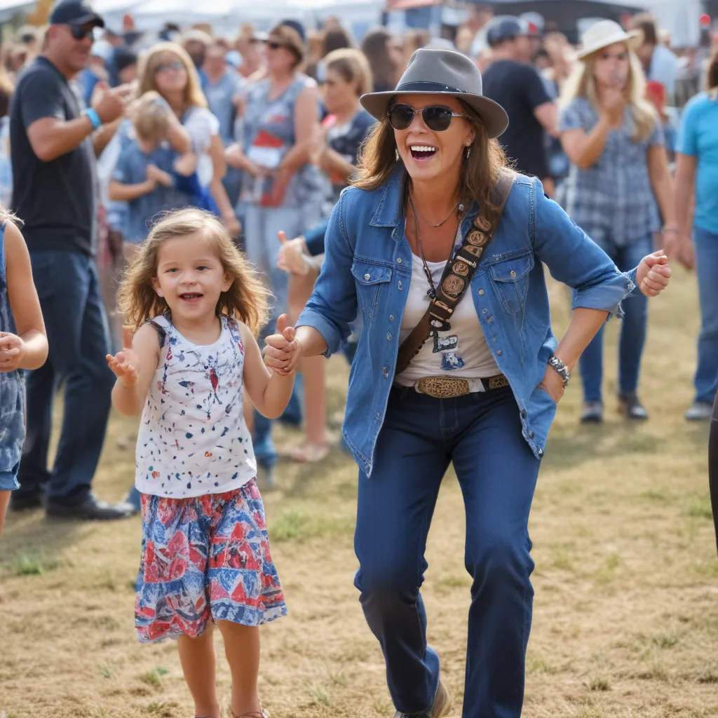 kids and families rock out too at the blues Festival
