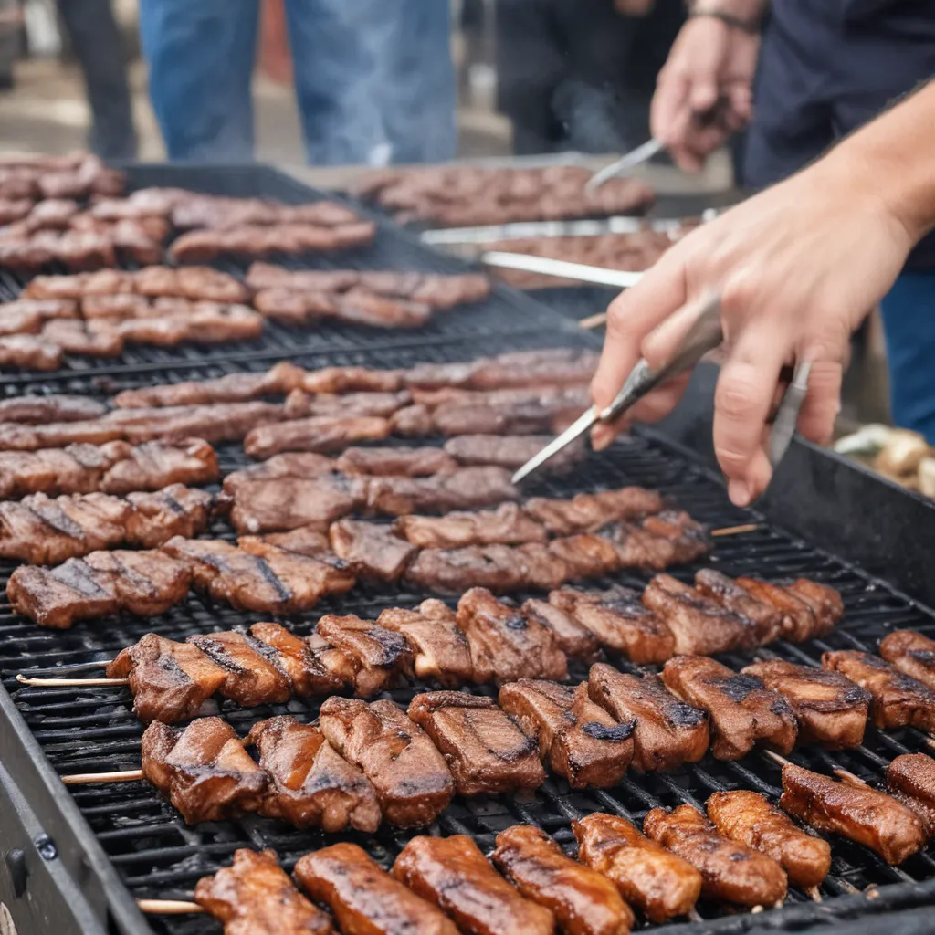 sample BBQ from across the region at the blues Festival